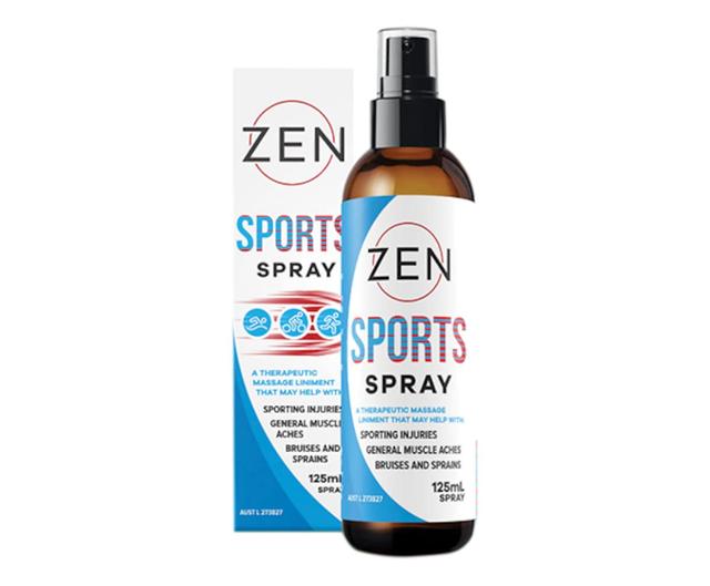 Zen Sports Massage Liniment Spray 125Ml