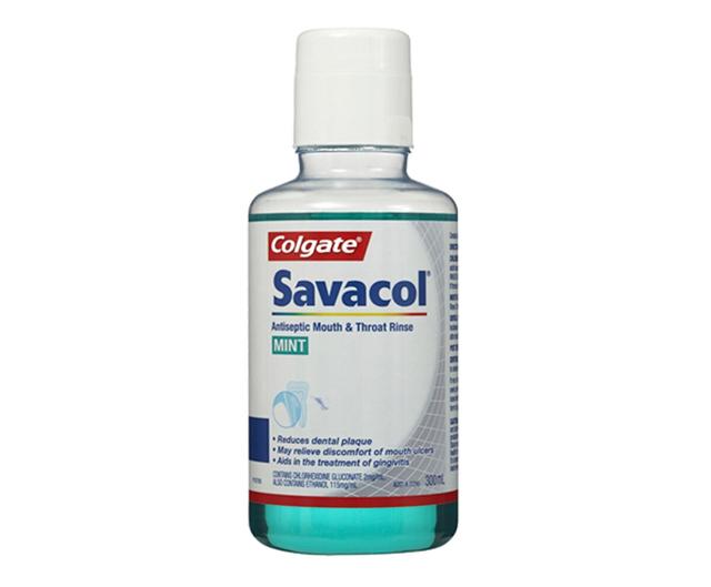 Savacol Antiseptic Mouth & Throat Rinse Mint 300Ml