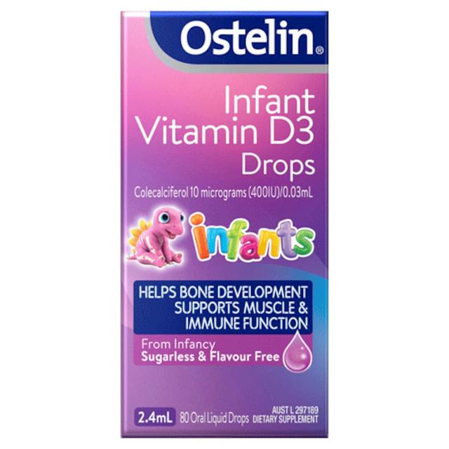 Ostelin Infant Vitamin D3 Drops 2.4Ml