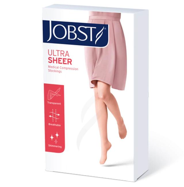 Jobst Ultrasheer Compression Stockings Knee High 15-20 Mmhg Natural Xl