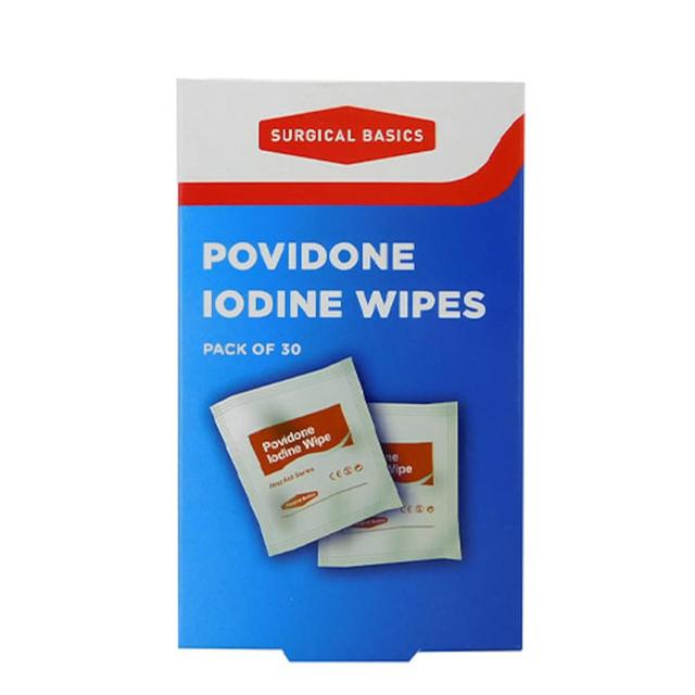 Surgical Basics Povidone Iodine Wipes Pack Of 30