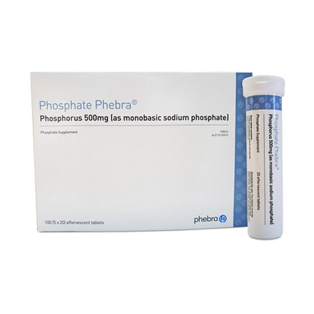 Phosphate Phebra 100 Effervescent Tablets