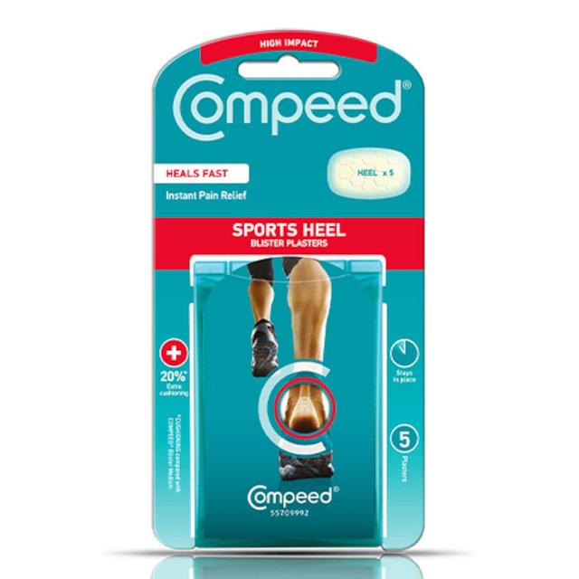 Compeed Sports Heel Blister Plaster 5 Pack