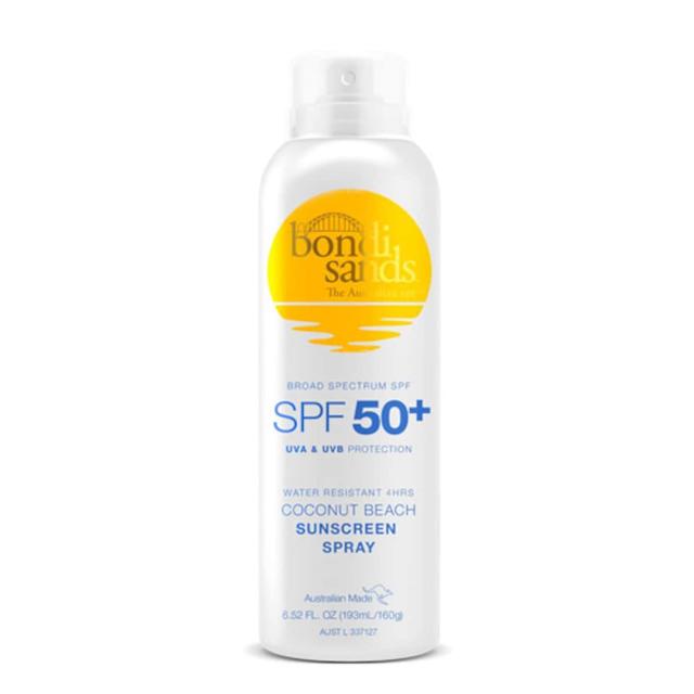 Bondi Sands Spf50 Sunscreen Mist Spray Coconut Beach Scent 193Ml