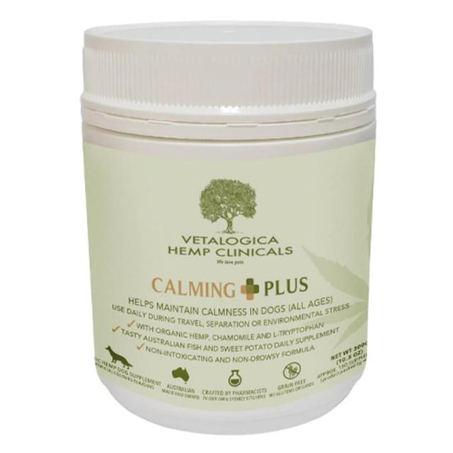 Vetalogica Hemp Clinicals Calming Plus Dog Supplement 300G