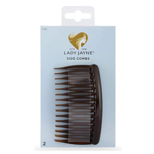 Lady Jayne Side Comb Shell Large 2 Pack