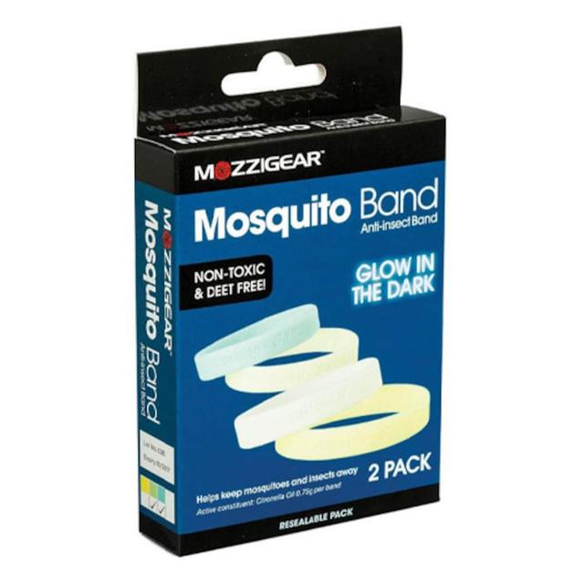 Mozzigear Glow In The Dark Mosquito Bands 2 Pack