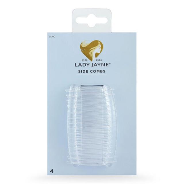 Lady Jayne Side Comb Crystal 4 Pack