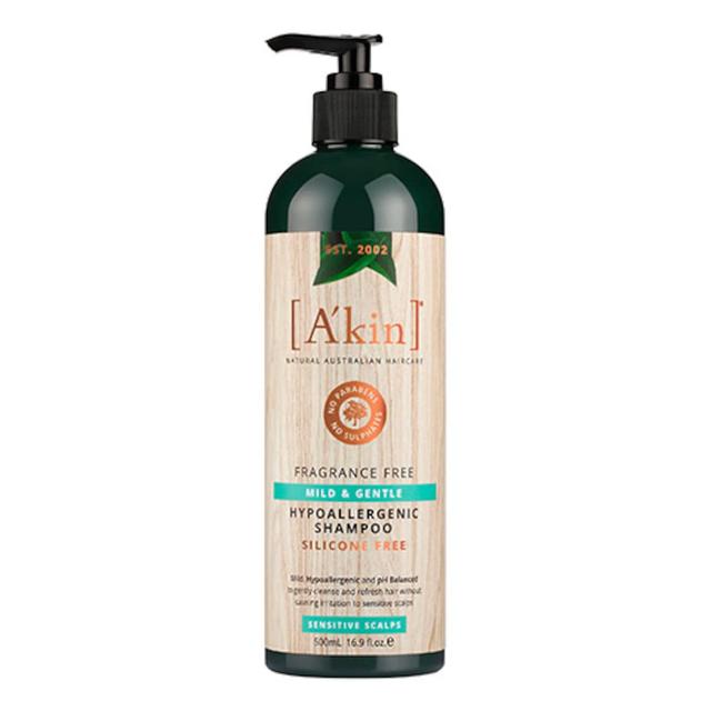 Akin Fragrance Free Mild & Gentle Shampoo 500Ml