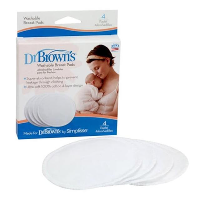 Dr Brown's Washable Breast Pads 4 Pack