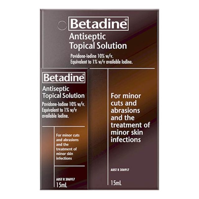 Betadine Antiseptic Topical Solution 15Ml