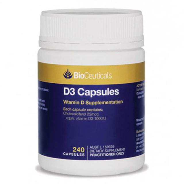 Bioceuticals D3 Capsules 240 Soft Capsules