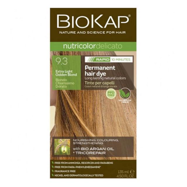 Biokap Nutricolor Delicato Rapid 9.3 Extra Light Golden Blond