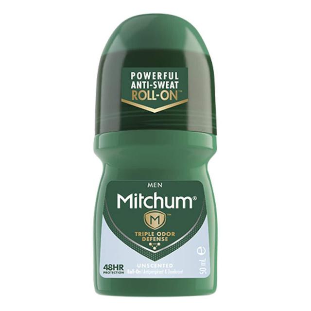 Mitchum For Men Antiperspirant Deodorant Roll On Unscented 50Ml