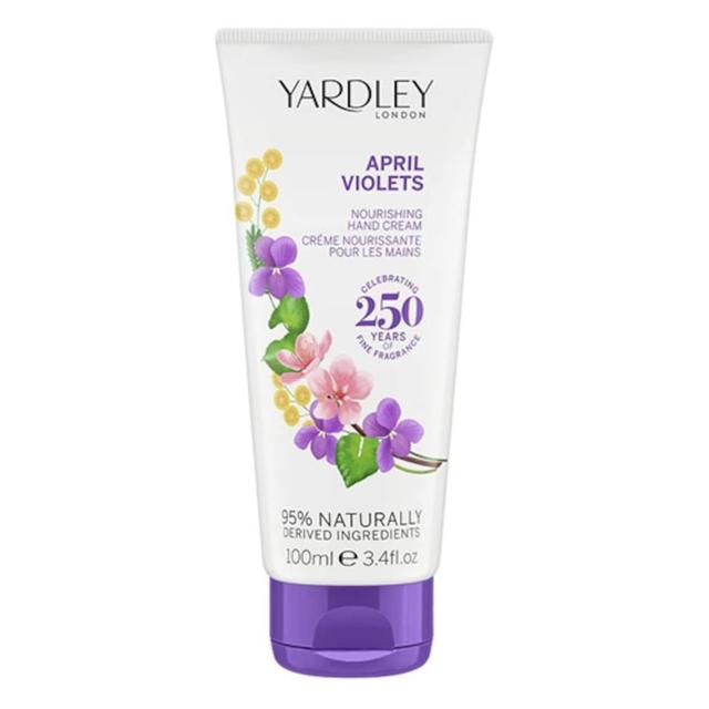 Yardley April Violets Nourishing Hand Cream 100Ml