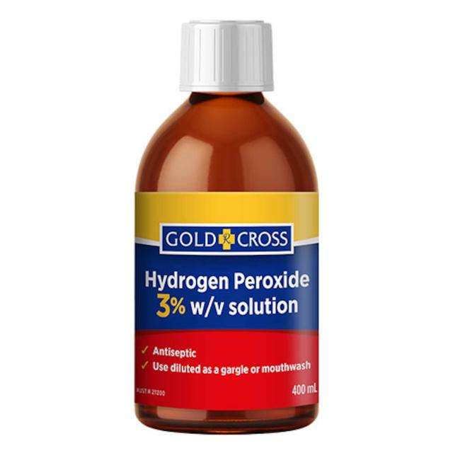 Gold Cross Hydrogen Peroxide 3% 400Ml