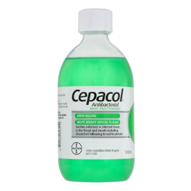 Cepacol Antibacterial Mouthwash Mint 500Ml