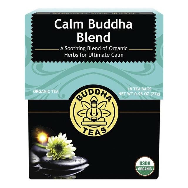 Buddha Teas Organic Herbal Calm Buddha Blend Tea 18 Pack