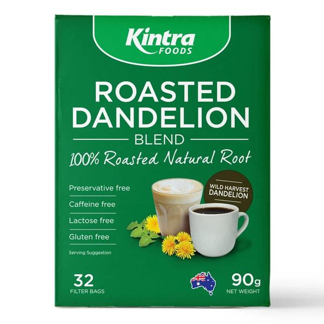 Kintra Foods Roasted Dandelion Blend 32 Tea Bags