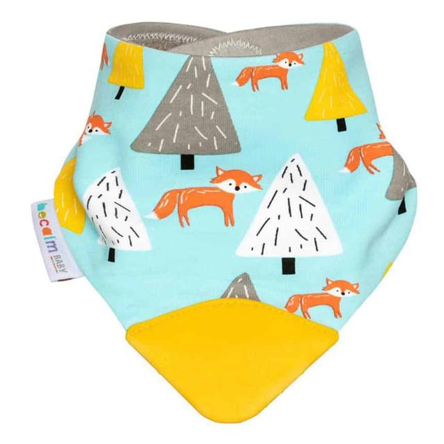 Becalm Baby Dribble And Chew Teething Bib Frankie Fox