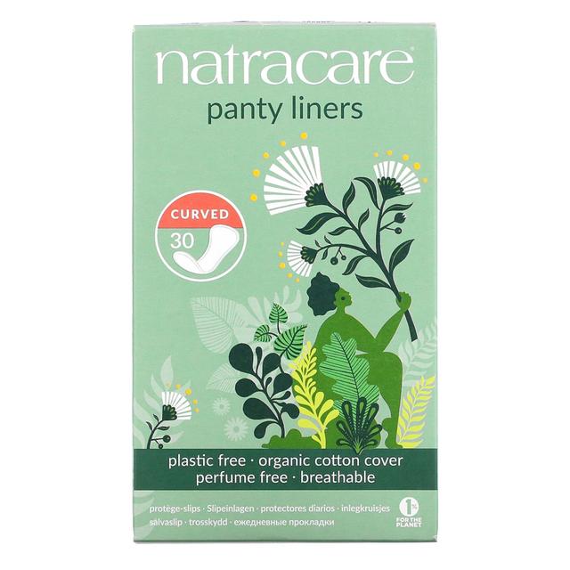 Natracare Panty Liners Curved 30 Pack