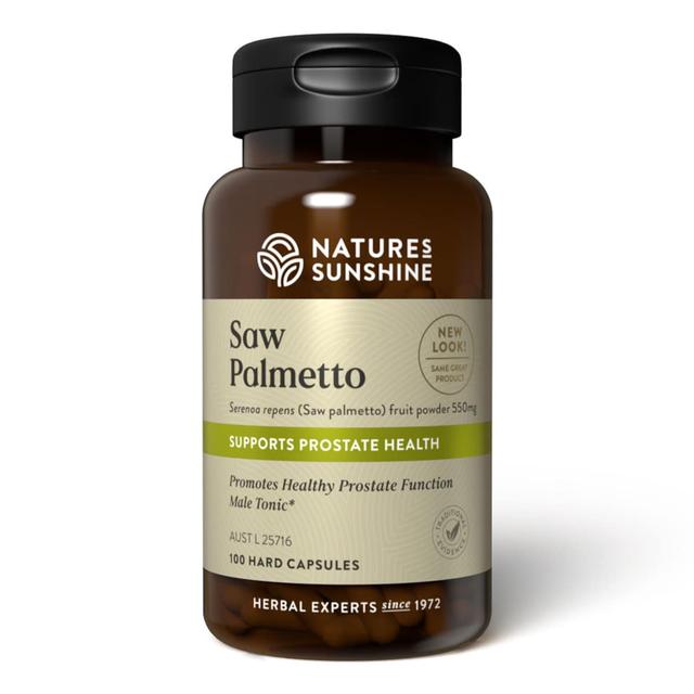 Natures Sunshine Saw Palmetto 550Mg 100 Capsules