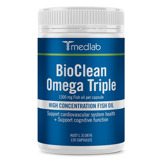 Medlab Bioclean Omega Triple 120 Capsules