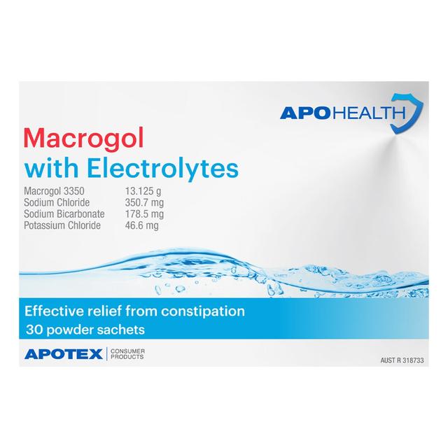 Apohealth Macrogol With Electrolytes 30 Sachets