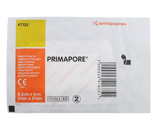 Primapore Flexible Fabric Dressing 8.3Cm X 6Cm Single By Smith & Nephew