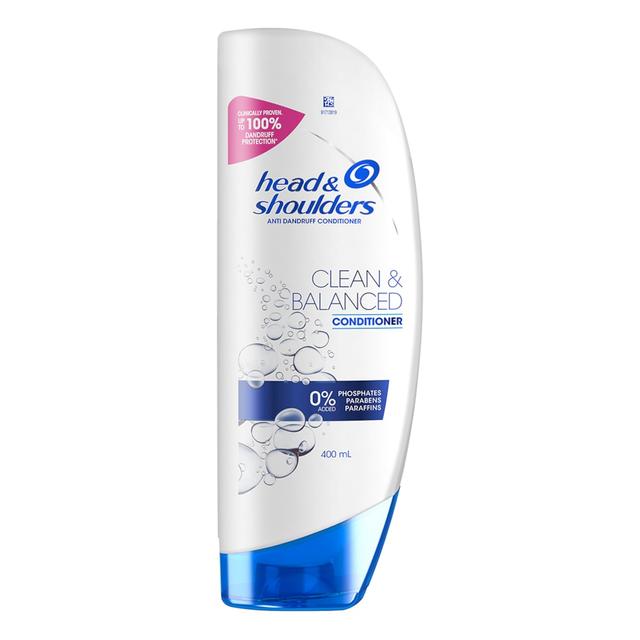 Head & Shoulders Clean & Balanced Anti-Dandruff Conditioner 400Ml