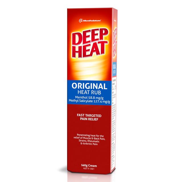 Deep Heat Original Heat Rub Pain Relief 140G