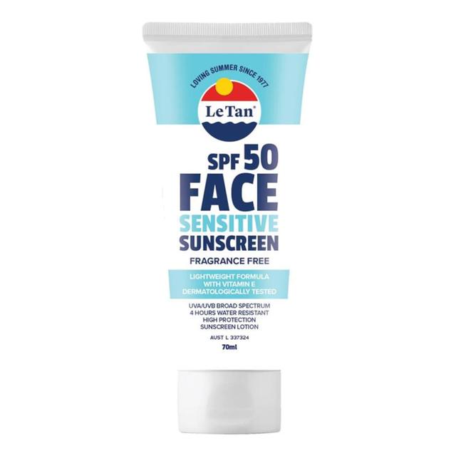 Le Tan Spf50+ Face Sensitive Sunscreen 70Ml