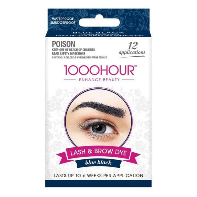 1000 Hour Eyelash & Brow Dye Kit Blue/Black