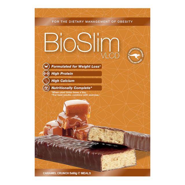 Bioslim Vlcd Bar Caramel Crunch 5X60G