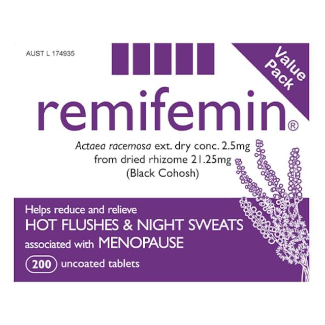 Remifemin Menopause Symptom Relief 200 Tablets