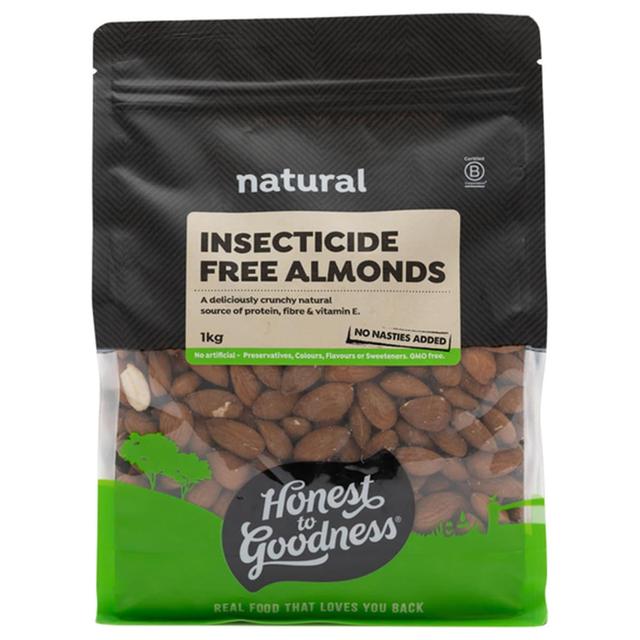 Honest To Goodness Insecticide Free Almonds 1Kg