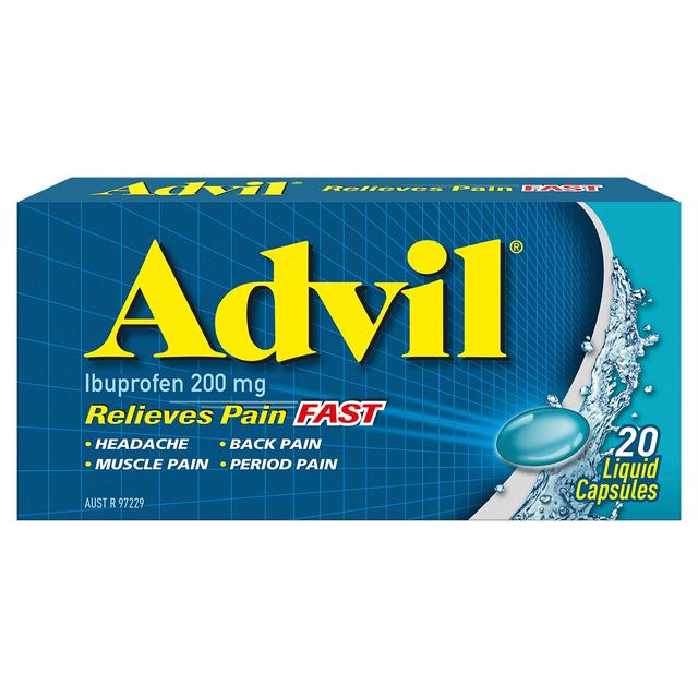 Advil Fast Pain Relief 20 Liquid Capsules