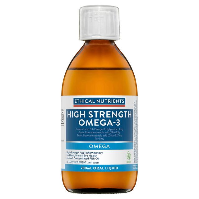 Ethical Nutrients High Strength Omega-3 Fresh Mint 280Ml