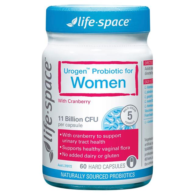 Life-Space Urogen Probiotic For Women 60 Capsules