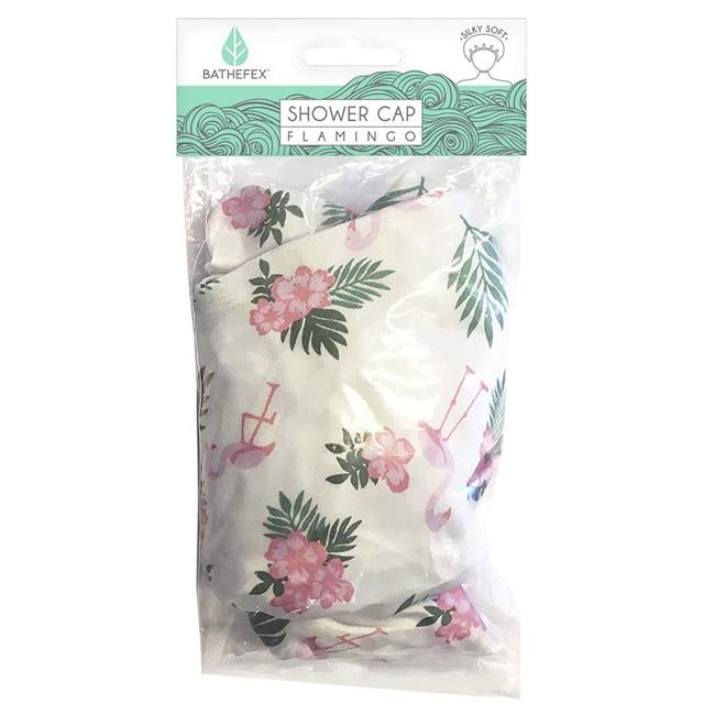 Bathefex Shower Cap Pink Flamingo 1 Pack