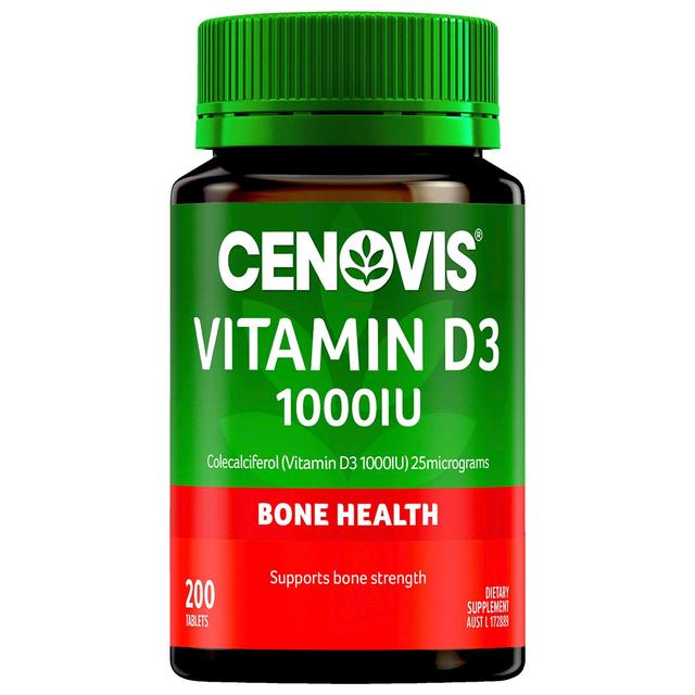 Cenovis Vitamin D3 1000Iu 200 Tablets