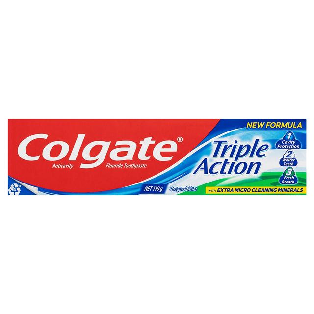 Colgate Triple Action Original Mint Toothpaste 110G