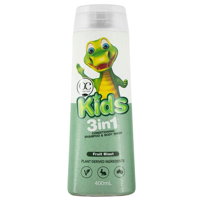 Oc Naturals Kids 3In1 Conditioning Shampoo & Body Wash Fruit Blast 400Ml