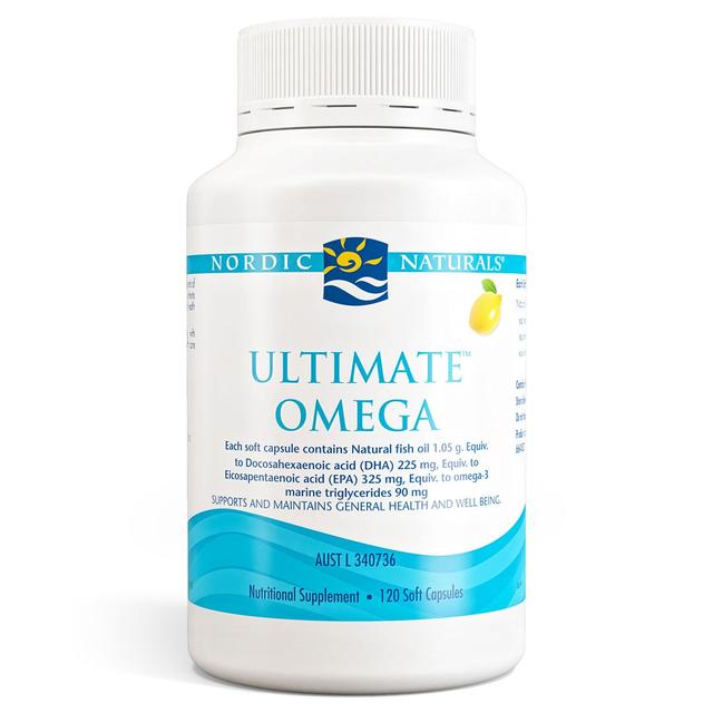 Nordic Naturals Ultimate Omega Lemon 120 Soft Gels