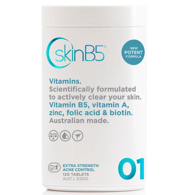 Skinb5 Extra Strength Acne Control Vitamins 120 Tablets