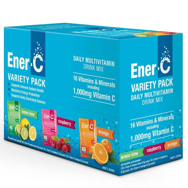 Ener-C Variety Pack Multivitamin Drink Mix 30 Sachets