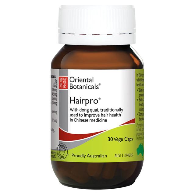 Oriental Botanicals Hairpro 30 Vegetarian Capsules