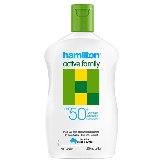 Hamilton Sunscreen Active Family Spf50 250Ml