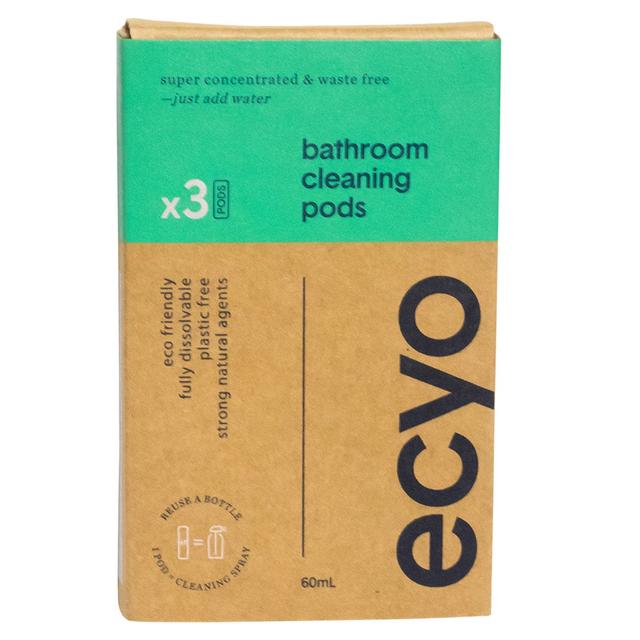 Ecyo Bathroom Cleaning Pods 3 Pack