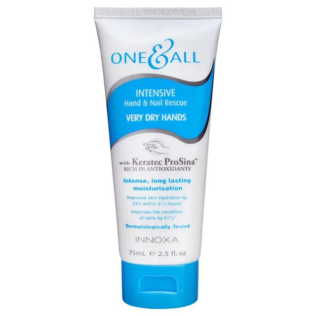 Innoxa One & All Intensive Hand & Nail Rescue Cream Very Dry Hands 75Ml